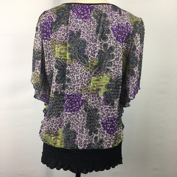 Guc j.t.b. Flutter Sleeves Top - Picture 3 of 5